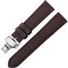 Bihahyj Cinturino per orologio in nylon con chiusura a farfalla in tela, 18mm-24mm