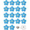 JUNEBRUSHS 20 spille da bavero, smaltate, per cappelli souvenir, uomini, donne, vestiti, zaini, accessori decorativi, regalo commemorativo, 1.2inch, Lega di acciaio