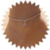 Wendalern Cavigliera Iniziale Oro Catena Di Cristallo Tennis Cavigliera Cz Lettera Una Catena Caviglia Hip Hop Diamante Un Alfabeto Cavigliera Spiaggia Matrimonio Piede Gioielli Per Le Donne Ragazze