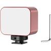 NVOQILIN Luce di riempimento video potente e portatile con batteria a lunga durata da 1100 mAh per trasmissione in diretta e creatori di contenuti selfie Luce fotografica per smartphone
