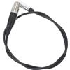 UKCOCO Cavo Audio Mini Xlr 3.5mm 1/8 Trs Nero in Rame e Pvc da 0,5m Qualità Sonora Eccellente e Connessione per Videocamere