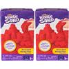 Kinetic Sand, Sabbia Cinetica da Modellare 227gr, Colore Casuale tra Blu, Giallo, Rosso, Confezione a Sorpresa, 3+ Anni (Confezione da 2)