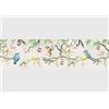 AG Design Bordura Autoadesiva Uccellini Primaverili Beige, AWB 8500 | Decorazione Impermeabile per Pareti, Mobili, Carte da Parati, Rivestimenti Murali, Pellicola | Larghezza 500 x Altezza 13,8 cm