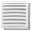WOLFPACK Griglia di ventilazione in alluminio con zanzariera avvitabile 200 x 200 mm. Colore bianco