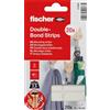fischer DoubleBond, cuscinetti biadesivi, nastro resistente (20 pezzi)