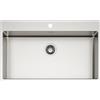 SCHOCK - Lavello Cucina NEW TECHNICK PLUS N100 XXL Acciaio Inox 304 | 850X510; interno vasca 800x400; Lavello 1 Vasca in Acciao Inox Spazzolato; Abbinabile con Miscelatori; Piani Cottura e Forni