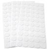 Adsamm® / 150 x feltrini autoadesivi ultrasottili/Bianco/ø 20 mm/Rotondo/piedini per mobili in feltro extra fine da 1.5 mm di spessore/pad protettivi per arredi