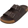 CARTAGO Milao Plus Slide Ad, Infradito Uomo, Marrone, 42 EU