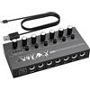 No Mixer Audio Compatto A 6 Canali, Mixer Stereo Ad Alte Prestazioni e Bassiss3916