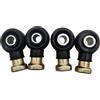 No 2X(Estremità Tirante un Sfera per Linhai 260/300 ATV Quad Kart 20503 20507 7446