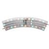 Lionel Lighted FasTrack Electric O Gauge, O36 Curve Track, Pack of 4 , White Cur