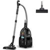 PHILIPS Serie 9000 Aspirapolvere Senza Sacco, Potente Motore da 900 W con Tecnologia PowerCyclone 10 per un'Elevata Aspirazione, Filtro Allergy H13, Spazzola TriActive+, 2 L, Nero (XB9154/09)
