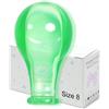 LittleForBig Capezzolo ciuccio extra grande taglia 8 per adulti, colore trasparente, colore verde