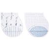 aden + anais Burpy Bavaglino, 100% mussola di cotone, 4 strati multiuso Burping Cloth, super morbido e assorbente, per neonati, neonati e bambini, 2 pezzi (confezione da 1)