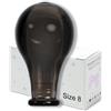 LittleForBig Adulti Extra Large Size 8 Candy Gloss Colorato Trasparente Ciuccio Capezzoli - Sostituzione grande Nero