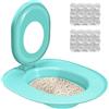 Générique Kit di apprendimento della pulizia per gatti - 39 x 36,5 cm, allenatore per lettiera per gatti, adattatore per sedile del WC, di apprendimento della pulizia per animali domestici | Inserto