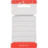 Shelver Elastico per cucire in larghezze 7, 10, 15, 20, 25, 40, 50 mm (bianco, 15 mm x 5 m)