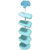 Baoblaze Scarpiera per bambini, organizer per scarpe, porta scarpe per bambini con cartoni animati, scaffale portaoggetti in piedi per armadietto, ingresso, VERDE