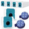 Sgizoku 6 sacchetti per aspirapolvere con 2 filtri HEPA per Sam-sung Bespoke Jet VCA-ADB95, sacchetti per Sam-sung bespoke jet VCA-ADB9 e ADB952, set di pezzi di ricambio per Samsung Bespoke Jet