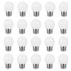ZFQ Lampada LED E27 Lampadina 3W E27 G45, Bianco Caldo, Sostituisce Lampadine 20W, Angolo Fascio 360°, Non Dimmerabile, AC220-240 V, Confezione da 20