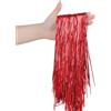 Veylin - Ghirlanda di Natale in laminato con 2000 fili, colore rosso, con frangia in foglia metallica per decorazioni dell'albero di Natale