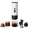 Generico Macchina Caffè Espresso Portatile 3 in 1, Macchina da Caffè Italiana Automatica con Funzione Riscaldamento, Compatibile con Capsule Grandi, Piccole e Polvere, Batteria Ricaricabile USB
