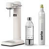 Aarke Carbonator 3, gasatore di alta qualità, finitura bianca opaca + cilindro di CO2 Aarke da 60 l, 100% rinnovabile