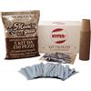HYPER form Kit 750 Accessori Caffè Completo - 250 Bicchierini Carta Biodegradabili 75 ml + 250 Palettine in Legno Monouso + 250 Bustine di Zucchero