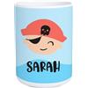 Wanapix | Bicchieri per Bambini | Bicchiere Personalizzato di Plastica Infrangibile | Ritorno a scuola/asilo | Senza BPA | Tazza per Bambini | 330ml | Pirati