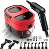 TwoOases Pulitore a Vapore Portatile, Steam Cleaner, Vaporetto Pulitore Vapore Casa, Serbatoio dell'acqua da 1600ml, Maniglia Regolabile in 3 Livelli, Vaporetto ad Alta Pressione per Cucina, Auto, Finestre