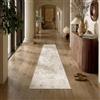PureCozy Tappeto Corridoio 60x180cm Beige Cucina Tappeti Antiscivolo Lavabile in Lavatrice Moderno Astratto Tapette Camera da Letto Scendiletto Ufficio Lungo Carpet Pelo Corto Rug