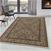 SIMPEX tappeto orientale beige 240x340 cm a pelo corto stile vintage classico per grande soggiorno sala da pranzo spazi aperti facile da pulire resistente