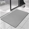 SOLIC Tappetino da Bagno Assorbenti, Tappeto Bagno Antiscivolo, Antiscivolo Lavabile Morbido in Microfibra Tappeto da ad Asciugatura Rapida Tappetino per Doccia e Ingresso (Grigio, 60x120cm)