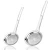 Aiareozy 10/12cm Schiumarola Acciaio Inox, Schiumarola per Fritti, Ragno da Cucina Acciaio, Colino Fritto, Ragno Cucina per Cucinare, Friggere, Arrostire, Pasta o Gnocchi in Cucina