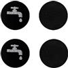 Chuancheng Filtro in spugna per aspirapolvere senza fili Black+Decker POWERSERIES+ BHFEA420J, BHFEA520J, BHFEA18D1, accessori in cotone (4 pezzi)