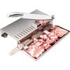 Aocay Segaossa Macelleria, Affettatrice Manuale in Acciaio Inossidabile per Carne Congelata Costolette Verdure Taglio, Multifunzione Affettatrice Ghigliottina Sega Carne Ossa Commerciale/Casa (Size:L)