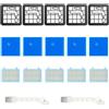 Foydream 5 Pezzi Filtro Aspirapolvere per Philips FC9332/09, FC8010/02, FC9555, FC9550, Set di Filtri di Ricambio per PowerPro Compact, Active, City & Power Cyclone