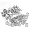 ZEYIYER 40 filtri per tubi da 19 mm, filtri per tubi in acciaio inox, garza, filtri riutilizzabili per tubi dell'acqua, colore argento