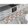BIANCHERIAWEB Tappeto Passatoia Antiscivolo Con Stampa Digitale Dis. Couture Paris 50x180 Heart&Roses