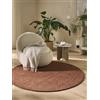 benuta Pure Tappeto Lana Rocco - Marrone 150 cm Rotondo - Rettangolare & Stile: Per camere da letto, sale da pranzo, soggiorni, corridoi o degli ospiti - facile da pulire