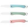 BESTOYARD 3 Pezzi Coltello in Ceramica, Portatile per Frutta | Ceramico e Pp, Non Richiede Affilatura, Facile da Pulire Acqua, Non Reattivo i Cibi Colore Casuale
