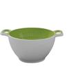 Trebonn DUO - Rinse&Serve - Set composto da Colatoio e Ciotola (Verde e Bianco, Large)