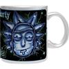 ABYSTYLE RICK AND MORTY Tazza effetto argento Rick & Morty - Prodotto ufficiale - Tazza in ceramica 320 ml con finitura metallizzata Premium