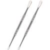 LUTER 2 Pezzi 12cm Strumento Per Intagliare La Cera Strumento Per Intagliare La Cera In Acciaio Inossidabile Per Scolpire Cucchiaio (Argento)