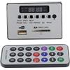 Walfront DC12V Bluetooth Decodificatore Board Modulo USB Secure Digital T-Flash FM Radio Decodificatore WMA/WAV/MP3 Senza Perdita(Argento)