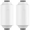 GLACIER FRESH Cartuccia filtro doccia compatibile con filtro doccia Philips AWP1775 50000L capacità filtrante riduce la contaminazione, confezione da 2