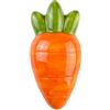 Letshelter Carota Appendino Arancione in Ceramica Artigianale - Gancio per Radiatore e Appendiabiti da Muro