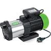 Ribimex Pompa di Superficie Autoadescante Multicellulare 3 Turbine, 900 W, Portata 5400 L/h, Prevalenza 32 m, Aspirazione Fino a 7 m, Corpo in Inox, Ideale per Pressurizzazione e Irrigazione - PRMCA3P