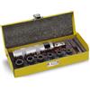 AKM 3/8 manuale manuale reversibile Impact Driver Master Screw and Bolt Extractor Set 21 viti Impact Screwdriver S2 Steel Much More Durable Disengage Rusted Fasteners or Frozen Bolts