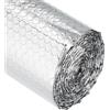 MZQMK Isolante Termico 1m X 10m, Foglio Isolante Doppio Strato Alluminio Bolle, Pellicola Riflettente Rotolo Pannello Termoriflettente Per Pareti Dei Termosifoni, Porte, Finestre, Pavimenti, Tetti(3MM)